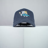Cute Eating Kitty embroidered baseball cap grey / cat / kitten / fish / dog / embroidery / patch / hat / dad hat / cap / iron on patch / embroidered patch / badge / applique / embroidered / punk patches / trucker hat / snapback / caps / dad hats / baseball hat / mens hat / womens hat / embroidered hat / dad cap / embroidered cap