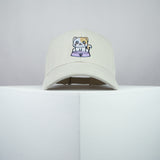 Cute Hungry Kitty embroidered baseball cap beige / cat / kitten / bowl / dog / embroidery / patch / hat / dad hat / cap / iron on patch / embroidered patch / badge / applique / embroidered / punk patches / trucker hat / snapback / caps / dad hats / baseball hat / mens hat / womens hat / embroidered hat / dad cap / embroidered cap