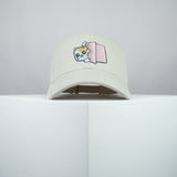 Cute Nosey Kitty embroidered baseball cap beige / cat / kitten / pet / dog / embroidery / patch / hat / dad hat / cap / iron on patch / embroidered patch / badge / applique / embroidered / punk patches / trucker hat / snapback / caps / dad hats / baseball hat / mens hat / womens hat / embroidered hat / dad cap / embroidered cap