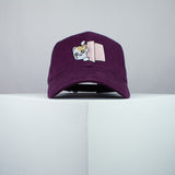 Cute Nosey Kitty embroidered baseball cap burgundy / cat / kitten / pet / dog / embroidery / patch / hat / dad hat / cap / iron on patch / embroidered patch / badge / applique / embroidered / punk patches / trucker hat / snapback / caps / dad hats / baseball hat / mens hat / womens hat / embroidered hat / dad cap / embroidered cap