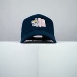 Cute Nosey Kitty embroidered baseball cap navy / cat / kitten / pet / dog / embroidery / patch / hat / dad hat / cap / iron on patch / embroidered patch / badge / applique / embroidered / punk patches / trucker hat / snapback / caps / dad hats / baseball hat / mens hat / womens hat / embroidered hat / dad cap / embroidered cap