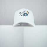 Cute playtime kitty embroidered baseball cap white / cat / kitten / ball / dog / embroidery / patch / hat / dad hat / cap / iron on patch / embroidered patch / badge / applique / embroidered / punk patches / trucker hat / snapback / caps / dad hats / baseball hat / mens hat / womens hat / embroidered hat / dad cap / embroidered cap