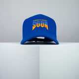 Dinner is ready soon / Doom embroidered baseball cap blue / SNES / nintendo / N64 / gaming / gamer / embroidery / patch / dad / hat / cap / clothing // Hatty Hats / iron on patch / dad hat embroidered patch / badge / applique / embroidered / punk patches / trucker hat / snapback / caps / dad hats / baseball hat / mens hat / womens hat / embroidered hat / dad cap / embroidered cap