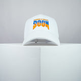 Dinner is ready soon / Doom embroidered baseball cap white / SNES / nintendo / N64 / gaming / gamer / embroidery / patch / dad / hat / cap / clothing // Hatty Hats / iron on patch / dad hat embroidered patch / badge / applique / embroidered / punk patches / trucker hat / snapback / caps / dad hats / baseball hat / mens hat / womens hat / embroidered hat / dad cap / embroidered cap