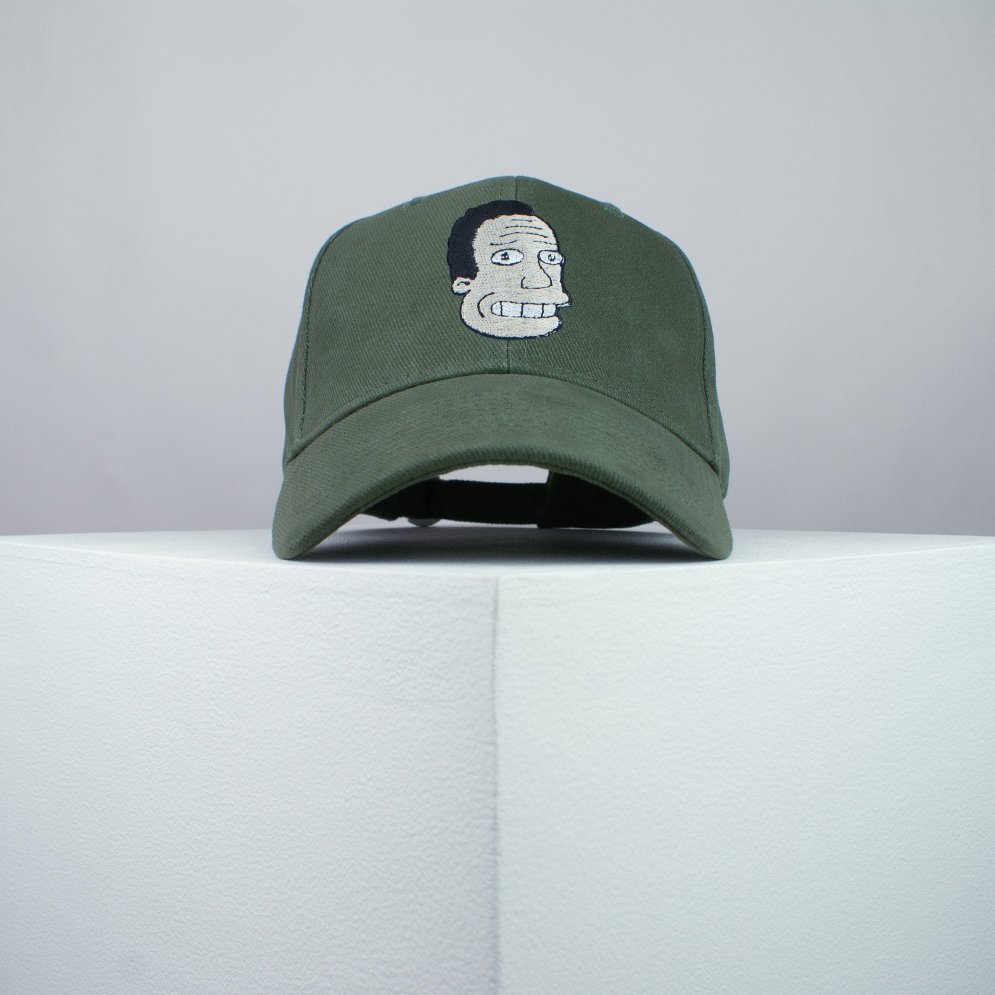 Dr. Hibbert embroidered baseball cap olive green / the simpsons / bart / marge / homer / embroidery / patch / hat / dad hat / cap / iron on patch / embroidered patch / badge / applique / embroidered / punk patches / trucker hat / snapback / caps / dad hats / baseball hat / mens hat / womens hat / embroidered hat / dad cap / embroidered cap