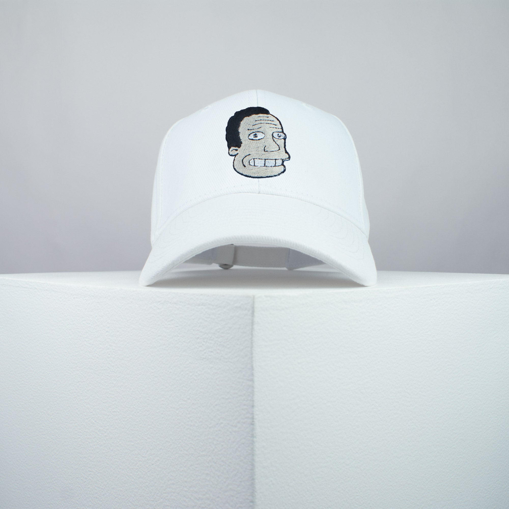 Dr. Hibbert embroidered baseball cap white / the simpsons / bart / marge / homer / embroidery / patch / hat / dad hat / cap / iron on patch / embroidered patch / badge / applique / embroidered / punk patches / trucker hat / snapback / caps / dad hats / baseball hat / mens hat / womens hat / embroidered hat / dad cap / embroidered cap