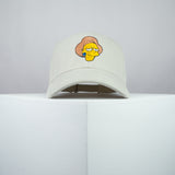 Edna Krabappel embroidered baseball cap beige / the simpsons / bart / marge / homer / embroidery / patch / hat / dad hat / cap / iron on patch / embroidered patch / badge / applique / embroidered / punk patches / trucker hat / snapback / caps / dad hats / baseball hat / mens hat / womens hat / embroidered hat / dad cap / embroidered cap