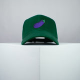 Eggplant embroidered baseball cap green / aubergine / vegetable / emoji / vegan / embroidery / patch / hat / dad hat / cap / iron on patch / embroidered patch / badge / applique / embroidered / punk patches / trucker hat / snapback / caps / dad hats / baseball hat / mens hat / womens hat / embroidered hat / dad cap / embroidered cap