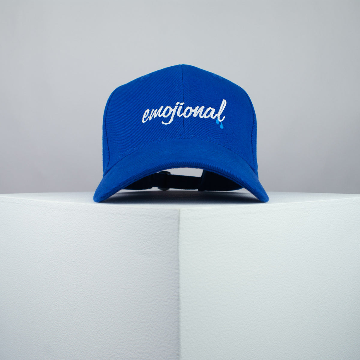Emojional embroidered baseball cap blue / emoji / patches / feminist / embroidery / patch / hat / dad hat / cap / iron on patch / embroidered patch / badge / applique / embroidered / punk patches / trucker hat / snapback / caps / dad hats / baseball hat / mens hat / womens hat / embroidered hat / dad cap / embroidered cap / website