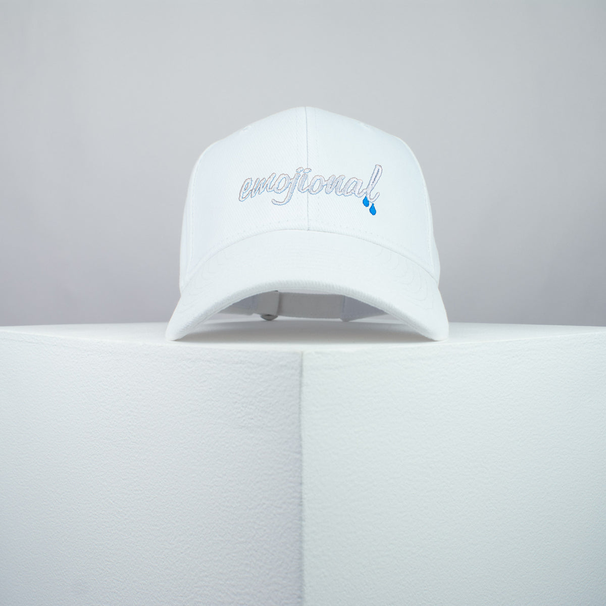 Emojional embroidered baseball cap white / emoji / patches / feminist / embroidery / patch / hat / dad hat / cap / iron on patch / embroidered patch / badge / applique / embroidered / punk patches / trucker hat / snapback / caps / dad hats / baseball hat / mens hat / womens hat / embroidered hat / dad cap / embroidered cap / website
