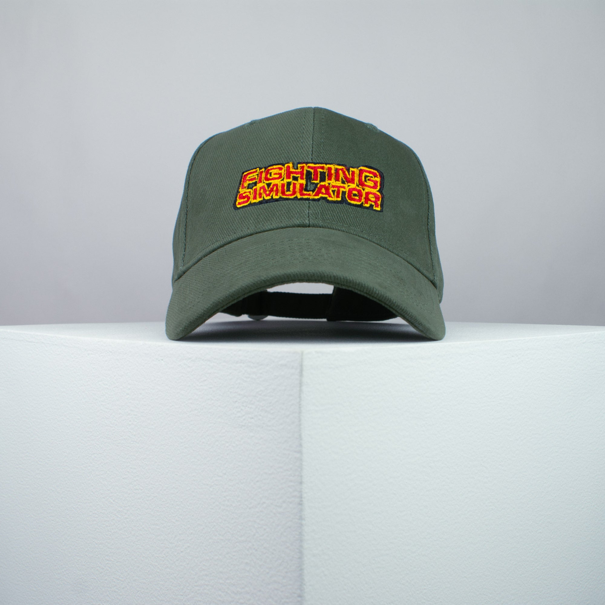 Fighting Simulator Nintendo Gameboy game embroidered baseball cap olive green / retro / vintage / gamer / gaming / embroidery / patch / hat / dad hat / cap / iron on patch / embroidered patch / badge / applique / embroidered / punk patches / trucker hat / snapback / caps / dad hats / baseball hat / mens hat / womens hat / embroidered hat / dad cap / embroidered cap