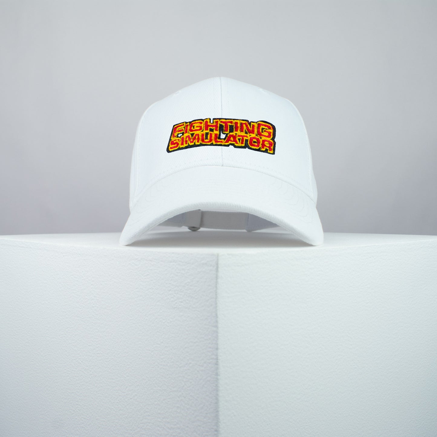 Fighting Simulator Nintendo Gameboy game embroidered baseball cap white / retro / vintage / gamer / gaming / embroidery / patch / hat / dad hat / cap / iron on patch / embroidered patch / badge / applique / embroidered / punk patches / trucker hat / snapback / caps / dad hats / baseball hat / mens hat / womens hat / embroidered hat / dad cap / embroidered cap