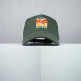 Finally outta bed embroidered baseball cap olive green / meditation / bed / yoga / spiritual / gift for her / embroidery / patch / hat / dad hat / cap // Hatty Hats / iron on patch / embroidered patch / badge / applique / embroidered / punk patches / trucker hat / snapback / caps / dad hats / baseball hat / mens hat / womens hat / embroidered hat / dad cap / embroidered cap