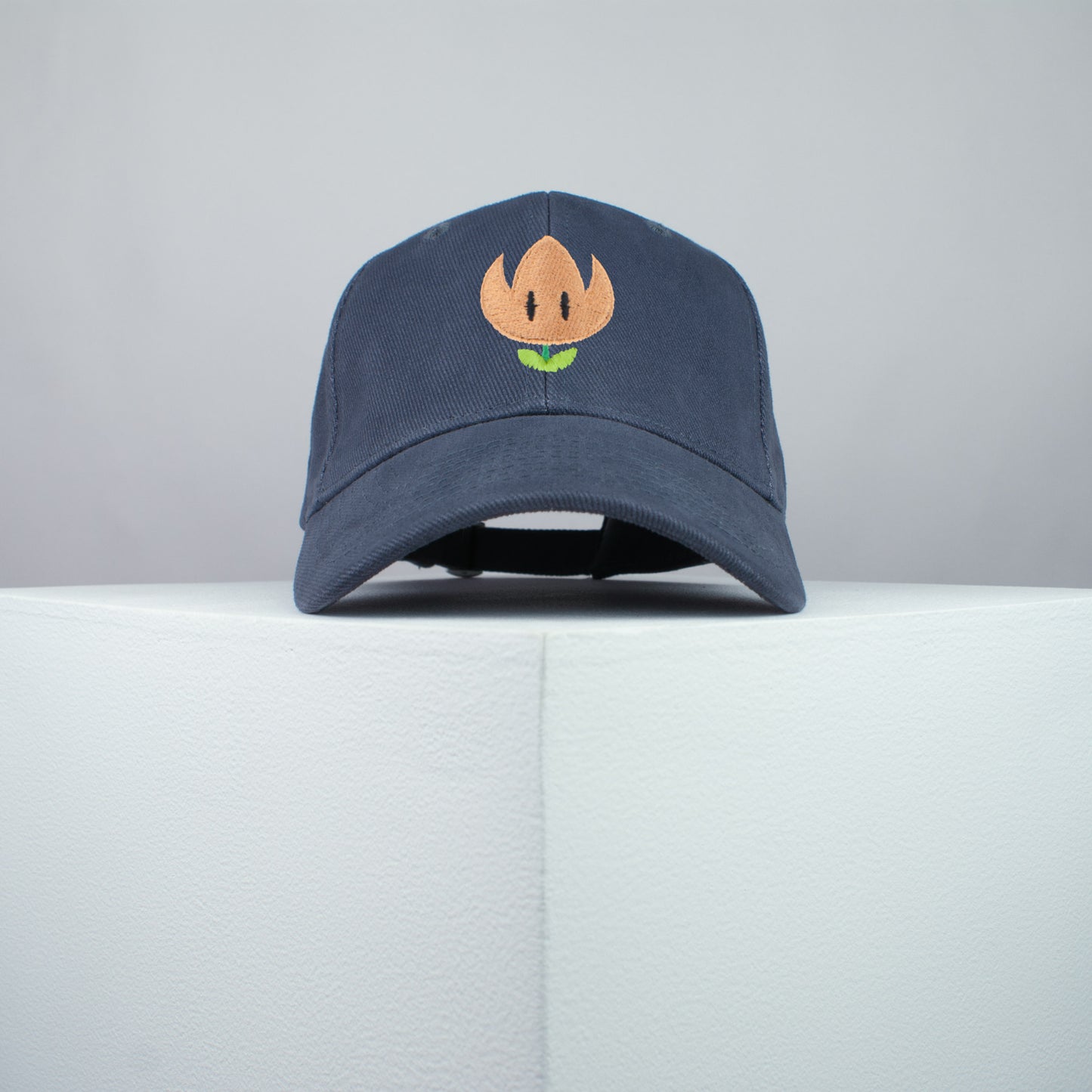 Super Mario Fire Flower embroidered baseball cap grey / mario / nintendo / gamer / gaming / embroidery / patch / hat / dad hat / cap / iron on patch / embroidered patch / badge / applique / embroidered / punk patches / trucker hat / snapback / caps / dad hats / baseball hat / mens hat / womens hat / embroidered hat / dad cap / embroidered cap