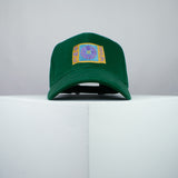 Flowers with Peace embroidered baseball cap green / japanese / japan / flower / floral / streetwear / embroidery / patch / dad / hat / cap / clothing // Hatty Hats / iron on patch / dad hat embroidered patch / badge / applique / embroidered / punk patches / trucker hat / snapback / caps / dad hats / baseball hat / mens hat / womens hat / embroidered hat / dad cap / embroidered cap