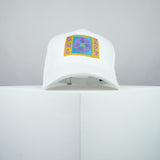 Flowers with Peace embroidered baseball cap white / japanese / japan / flower / floral / streetwear / embroidery / patch / dad / hat / cap / clothing // Hatty Hats / iron on patch / dad hat embroidered patch / badge / applique / embroidered / punk patches / trucker hat / snapback / caps / dad hats / baseball hat / mens hat / womens hat / embroidered hat / dad cap / embroidered cap
