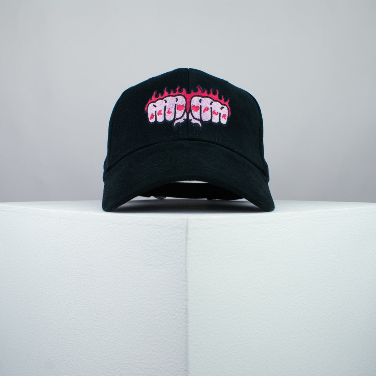 Girl power hands embroidered baseball cap black / feminist / feminism / gift for her / embroidery / patch / hat / dad hat / cap / iron on patch / embroidered patch / badge / applique / embroidered / punk patches / trucker hat / snapback / caps / dad hats / baseball hat / mens hat / womens hat / embroidered hat / dad cap / embroidered cap