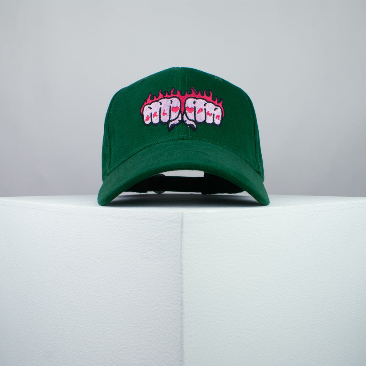 Girl power hands embroidered baseball cap green / feminist / feminism / gift for her / embroidery / patch / hat / dad hat / cap / iron on patch / embroidered patch / badge / applique / embroidered / punk patches / trucker hat / snapback / caps / dad hats / baseball hat / mens hat / womens hat / embroidered hat / dad cap / embroidered cap