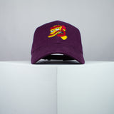 Groundskeeper Willie embroidered baseball cap burgundy / the simpsons / bart / marge / homer / embroidery / patch / hat / dad hat / cap / iron on patch / embroidered patch / badge / applique / embroidered / punk patches / trucker hat / snapback / caps / dad hats / baseball hat / mens hat / womens hat / embroidered hat / dad cap / embroidered cap