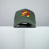 Groundskeeper Willie embroidered baseball cap olive green / the simpsons / bart / marge / homer / embroidery / patch / hat / dad hat / cap / iron on patch / embroidered patch / badge / applique / embroidered / punk patches / trucker hat / snapback / caps / dad hats / baseball hat / mens hat / womens hat / embroidered hat / dad cap / embroidered cap