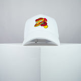 Groundskeeper Willie embroidered baseball cap white / the simpsons / bart / marge / homer / embroidery / patch / hat / dad hat / cap / iron on patch / embroidered patch / badge / applique / embroidered / punk patches / trucker hat / snapback / caps / dad hats / baseball hat / mens hat / womens hat / embroidered hat / dad cap / embroidered cap