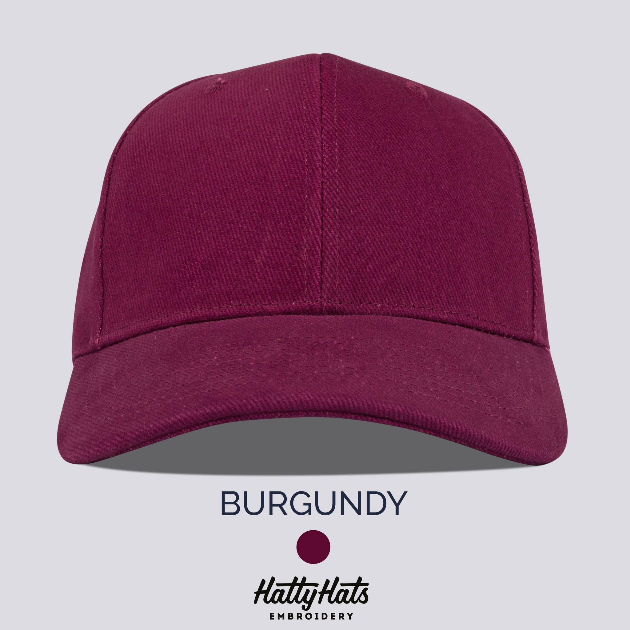 Plain Unisex Baseball Cap - 10 Colours Available