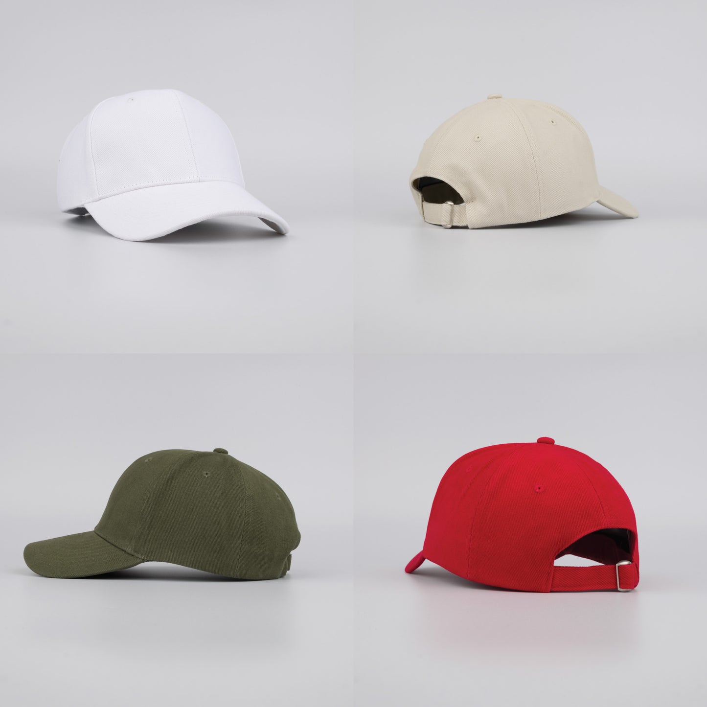 Plain Unisex Baseball Cap - 10 Colours Available