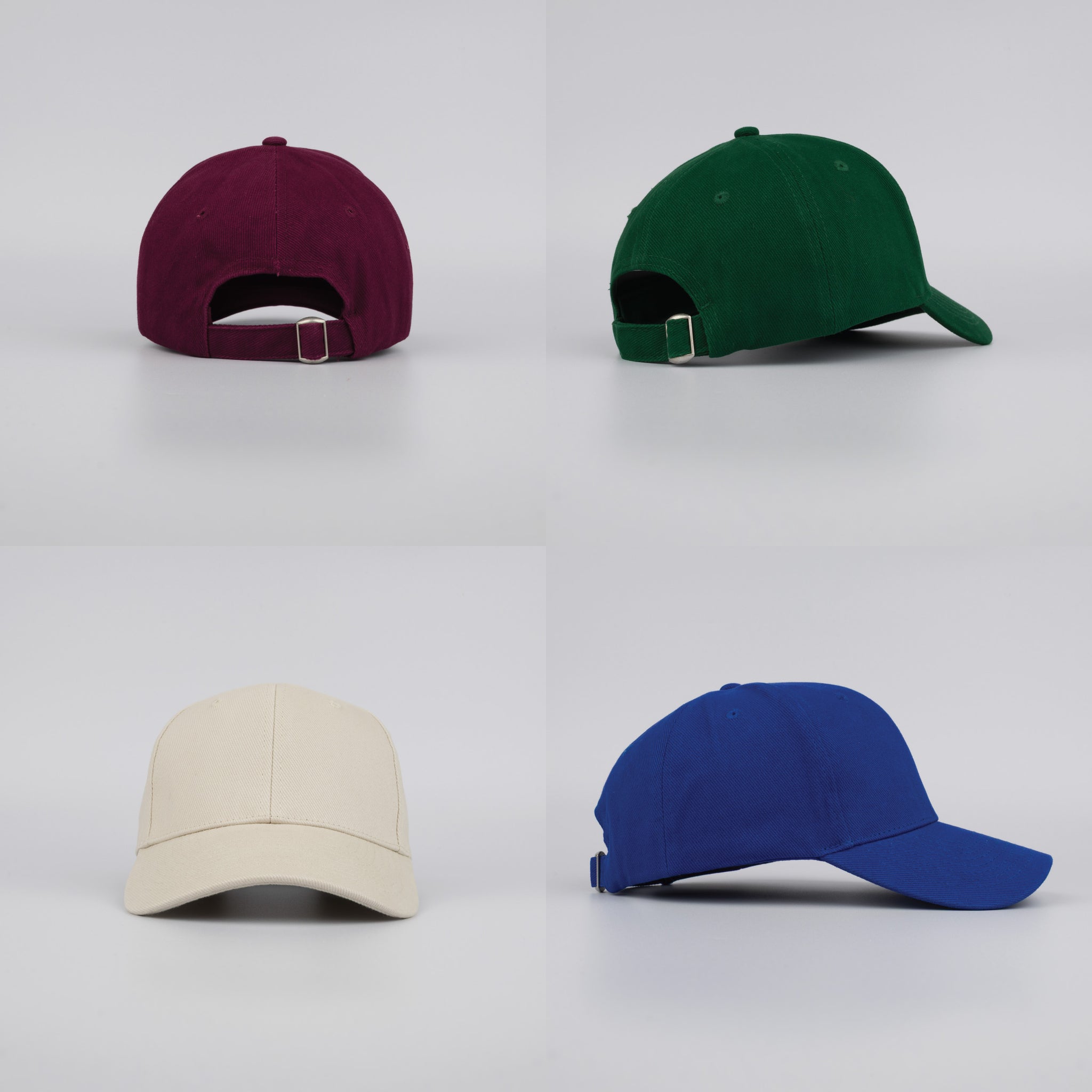 Plain Unisex Baseball Cap - 10 Colours Available