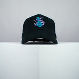 High flying bong embroidered baseball cap black / weed / marijuana / cannabis / hemp / embroidery / patch / dad / hat / cap / clothing // Hatty Hats / iron on patch / dad hat embroidered patch / badge / applique / embroidered / punk patches / trucker hat / snapback / caps / dad hats / baseball hat / mens hat / womens hat / embroidered hat / dad cap / embroidered cap