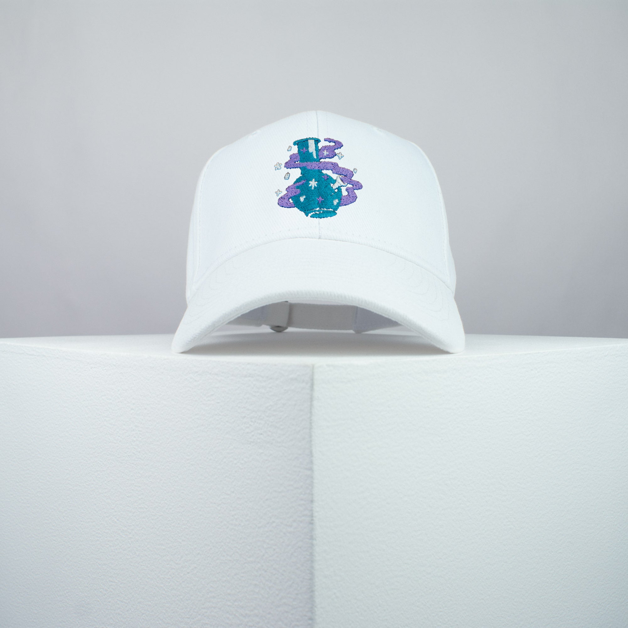 High flying bong embroidered baseball cap white / weed / marijuana / cannabis / hemp / embroidery / patch / dad / hat / cap / clothing // Hatty Hats / iron on patch / dad hat embroidered patch / badge / applique / embroidered / punk patches / trucker hat / snapback / caps / dad hats / baseball hat / mens hat / womens hat / embroidered hat / dad cap / embroidered cap