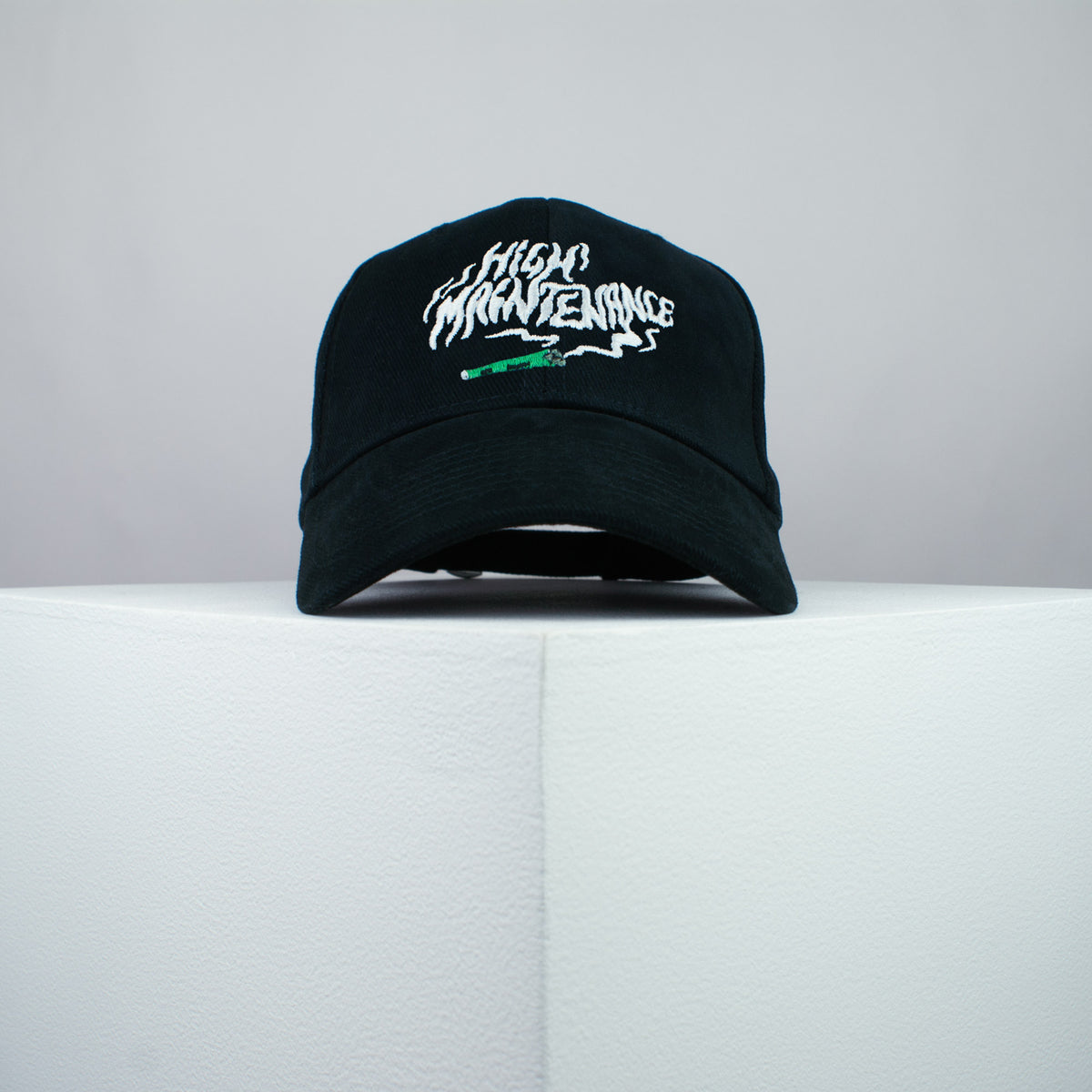 High maintenance embroidered baseball cap black / weed / marijuana / cannabis / hemp / embroidery / patch / dad / hat / cap / clothing // Hatty Hats / iron on patch / dad hat embroidered patch / badge / applique / embroidered / punk patches / trucker hat / snapback / caps / dad hats / baseball hat / mens hat / womens hat / embroidered hat / dad cap / embroidered cap