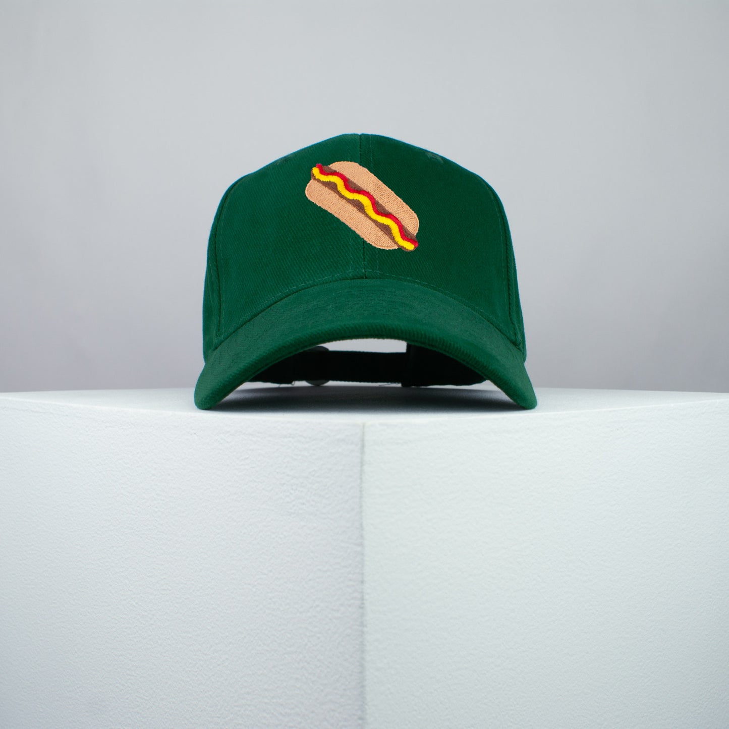Hotdog embroidered baseball cap green / food / hot dog / sausage / burger / embroidery / patch / hat / dad hat / cap / iron on patch / embroidered patch / badge / applique / embroidered / punk patches / trucker hat / snapback / caps / dad hats / baseball hat / mens hat / womens hat / embroidered hat / dad cap / embroidered cap
