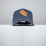 Hotdog embroidered baseball cap grey / food / hot dog / sausage / burger / embroidery / patch / hat / dad hat / cap / iron on patch / embroidered patch / badge / applique / embroidered / punk patches / trucker hat / snapback / caps / dad hats / baseball hat / mens hat / womens hat / embroidered hat / dad cap / embroidered cap