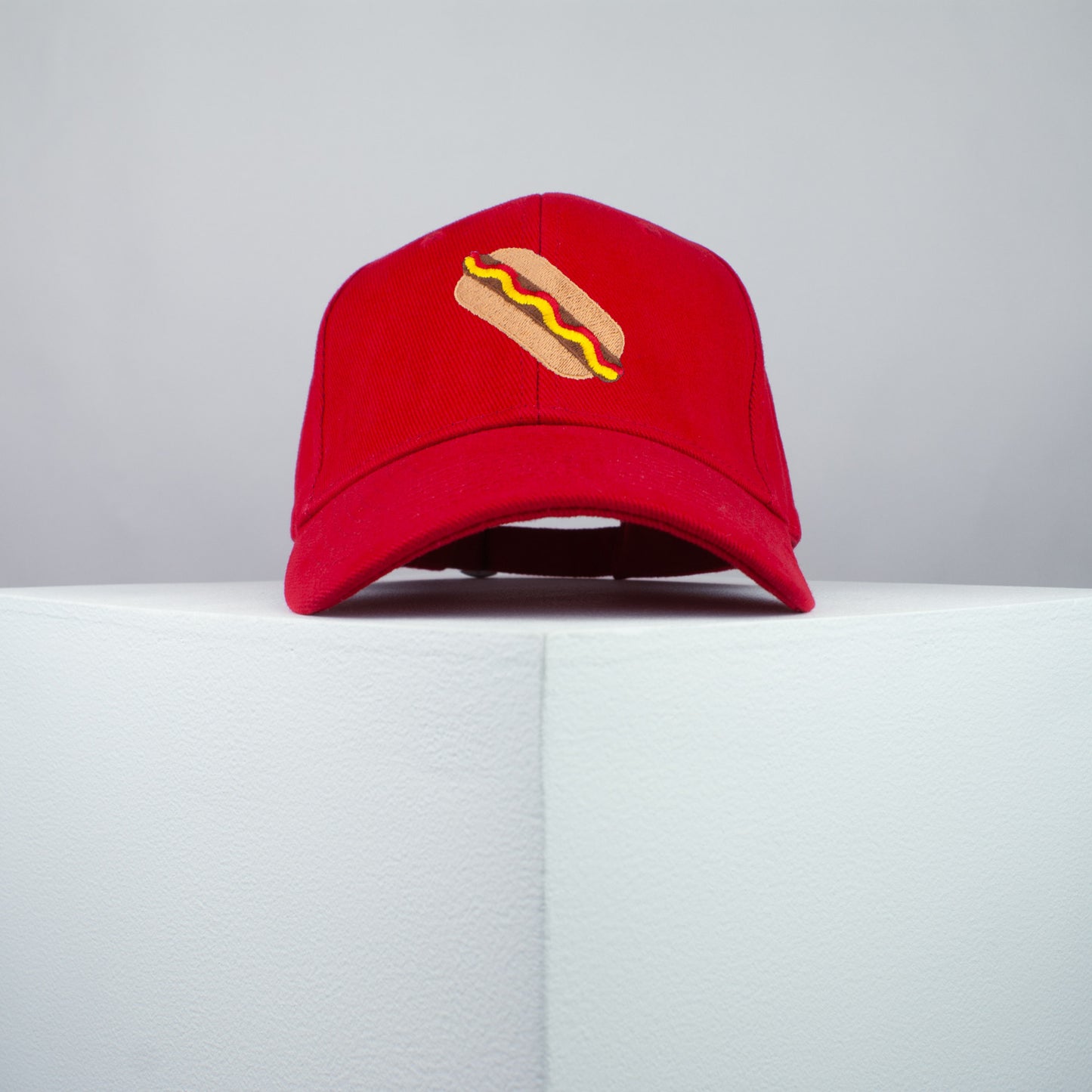 Hotdog embroidered baseball cap red / food / hot dog / sausage / burger / embroidery / patch / hat / dad hat / cap / iron on patch / embroidered patch / badge / applique / embroidered / punk patches / trucker hat / snapback / caps / dad hats / baseball hat / mens hat / womens hat / embroidered hat / dad cap / embroidered cap