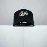 Japanese dragon embroidered baseball cap black / dragons / japan / japanese / streetwear / embroidery / patch / dad / hat / cap / clothing // Hatty Hats / iron on patch / dad hat embroidered patch / badge / applique / embroidered / punk patches / trucker hat / snapback / caps / dad hats / baseball hat / mens hat / womens hat / embroidered hat / dad cap / embroidered cap