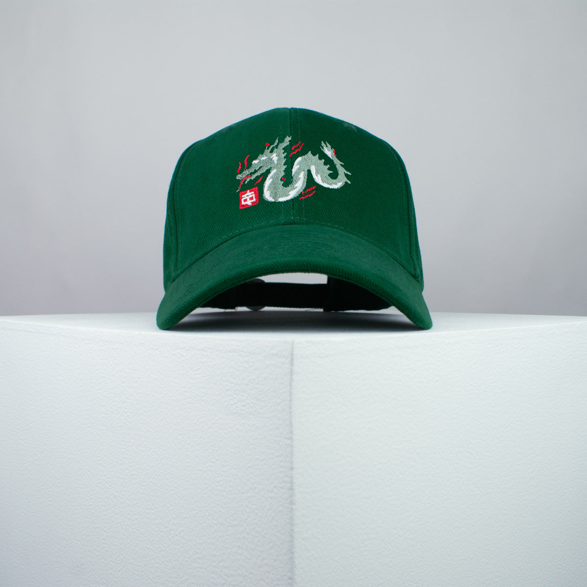 Japanese dragon embroidered baseball cap green / dragons / japan / japanese / streetwear / embroidery / patch / dad / hat / cap / clothing // Hatty Hats / iron on patch / dad hat embroidered patch / badge / applique / embroidered / punk patches / trucker hat / snapback / caps / dad hats / baseball hat / mens hat / womens hat / embroidered hat / dad cap / embroidered cap