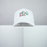 Japanese dragon embroidered baseball cap white / dragons / japan / japanese / streetwear / embroidery / patch / dad / hat / cap / clothing // Hatty Hats / iron on patch / dad hat embroidered patch / badge / applique / embroidered / punk patches / trucker hat / snapback / caps / dad hats / baseball hat / mens hat / womens hat / embroidered hat / dad cap / embroidered cap