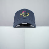 Let it Flow embroidered baseball cap grey / happy hippie / boho / bohemian / star / embroidery / patch / hat / dad hat / cap / iron on patch / embroidered patch / badge / applique / embroidered / punk patches / trucker hat / snapback / caps / dad hats / baseball hat / mens hat / womens hat / embroidered hat / dad cap / embroidered cap