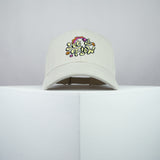 Let it Flow embroidered baseball cap beige / happy hippie / boho / bohemian / star / embroidery / patch / hat / dad hat / cap / iron on patch / embroidered patch / badge / applique / embroidered / punk patches / trucker hat / snapback / caps / dad hats / baseball hat / mens hat / womens hat / embroidered hat / dad cap / embroidered cap