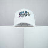 Life is Offline embroidered baseball cap white / happy hippie / boho / bohemian / holiday / embroidery / patch / hat / dad hat / cap / iron on patch / embroidered patch / badge / applique / embroidered / punk patches / trucker hat / snapback / caps / dad hats / baseball hat / mens hat / womens hat / embroidered hat / dad cap / embroidered cap