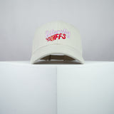 Literally FFS embroidered baseball cap beige / yoga / meditation / fire / gift for her / embroidery / patch / hat / dad hat / cap / iron on patch / embroidered patch / badge / applique / embroidered / punk patches / trucker hat / snapback / caps / dad hats / baseball hat / mens hat / womens hat / embroidered hat / dad cap / embroidered cap