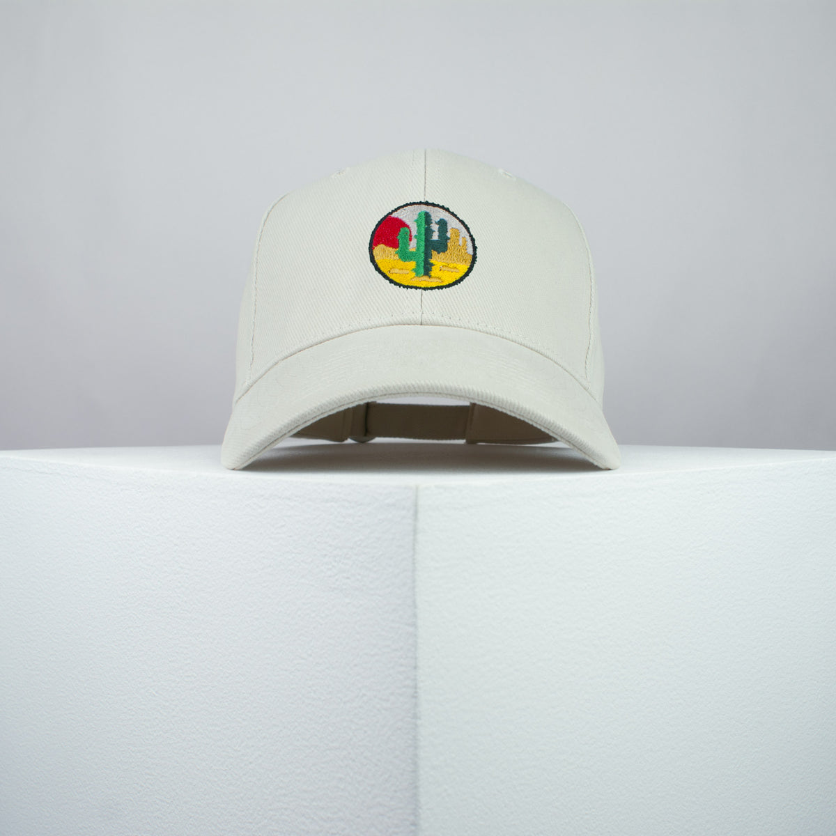 Lonely cactus embroidered baseball cap beige / cactus / gift / succulent / embroidery / patch / hat / dad hat / cap / iron on patch / embroidered patch / badge / applique / embroidered / punk patches / trucker hat / snapback / caps / dad hats / baseball hat / mens hat / womens hat / embroidered hat / dad cap / embroidered cap