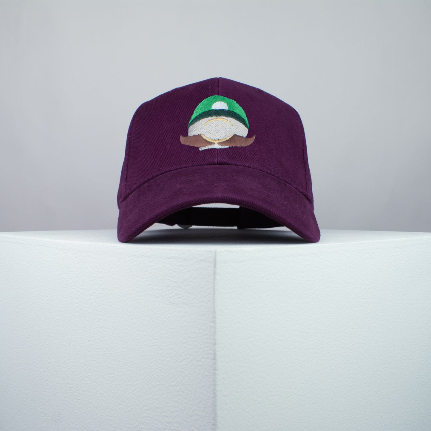 Super Mario Luigi embroidered baseball cap burgundy / mario / nintendo / gamer / gaming / embroidery / patch / hat / dad hat / cap / iron on patch / embroidered patch / badge / applique / embroidered / punk patches / trucker hat / snapback / caps / dad hats / baseball hat / mens hat / womens hat / embroidered hat / dad cap / embroidered cap