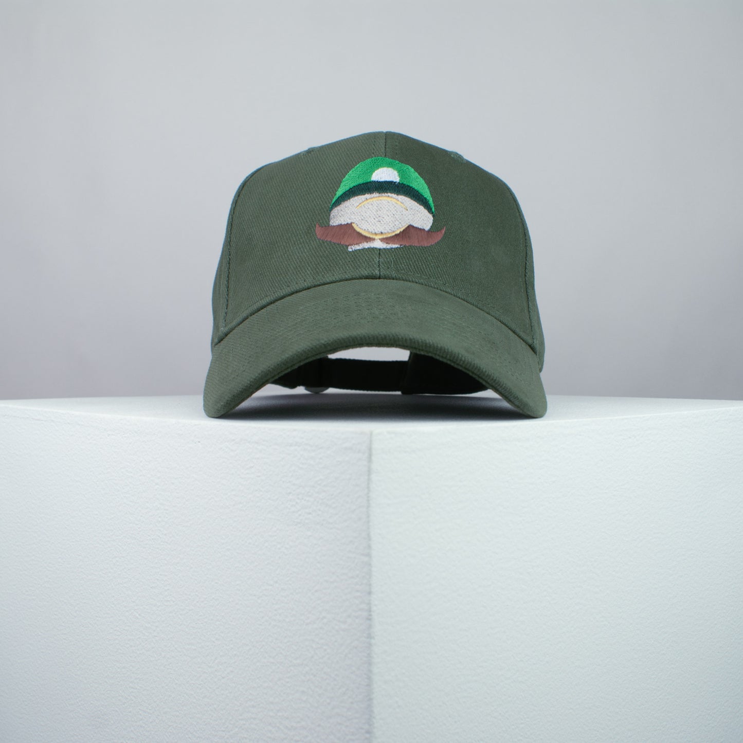 Super Mario Luigi embroidered baseball cap olive green / mario / nintendo / gamer / gaming / embroidery / patch / hat / dad hat / cap / iron on patch / embroidered patch / badge / applique / embroidered / punk patches / trucker hat / snapback / caps / dad hats / baseball hat / mens hat / womens hat / embroidered hat / dad cap / embroidered cap