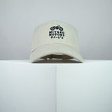 Miyako motors logo embroidered baseball cap beige / bike / japan / japanese / motorcycle / streetwear / embroidery / patch / dad / hat / cap / clothing // Hatty Hats / iron on patch / dad hat embroidered patch / badge / applique / embroidered / punk patches / trucker hat / snapback / caps / dad hats / baseball hat / mens hat / womens hat / embroidered hat / dad cap / embroidered cap
