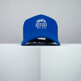 Miyako motors logo embroidered baseball cap blue / bike / japan / japanese / motorcycle / streetwear / embroidery / patch / dad / hat / cap / clothing // Hatty Hats / iron on patch / dad hat embroidered patch / badge / applique / embroidered / punk patches / trucker hat / snapback / caps / dad hats / baseball hat / mens hat / womens hat / embroidered hat / dad cap / embroidered cap