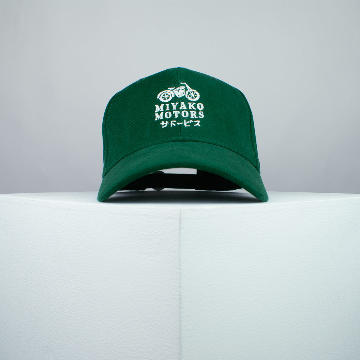 Miyako motors logo embroidered baseball cap green / bike / japan / japanese / motorcycle / streetwear / embroidery / patch / dad / hat / cap / clothing // Hatty Hats / iron on patch / dad hat embroidered patch / badge / applique / embroidered / punk patches / trucker hat / snapback / caps / dad hats / baseball hat / mens hat / womens hat / embroidered hat / dad cap / embroidered cap