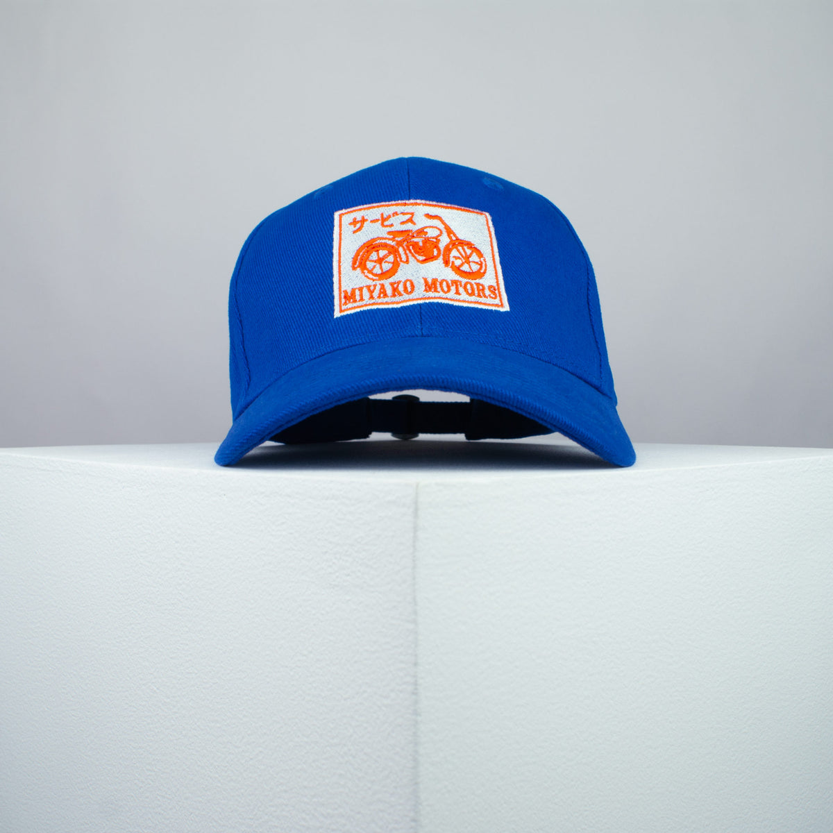 Miyako motors sign embroidered baseball cap blue / bike / japan / japanese / motorcycle / streetwear / embroidery / patch / dad / hat / cap / clothing // Hatty Hats / iron on patch / dad hat embroidered patch / badge / applique / embroidered / punk patches / trucker hat / snapback / caps / dad hats / baseball hat / mens hat / womens hat / embroidered hat / dad cap / embroidered cap