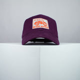 Miyako motors sign embroidered baseball cap burgundy / bike / japan / japanese / motorcycle / streetwear / embroidery / patch / dad / hat / cap / clothing // Hatty Hats / iron on patch / dad hat embroidered patch / badge / applique / embroidered / punk patches / trucker hat / snapback / caps / dad hats / baseball hat / mens hat / womens hat / embroidered hat / dad cap / embroidered cap