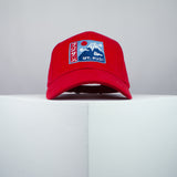 Mount Fuji embroidered baseball cap red / mountain / japan / japanese / hiking /streetwear / embroidery / patch / dad / hat / cap / clothing // Hatty Hats / iron on patch / dad hat embroidered patch / badge / applique / embroidered / punk patches / trucker hat / snapback / caps / dad hats / baseball hat / mens hat / womens hat / embroidered hat / dad cap / embroidered cap